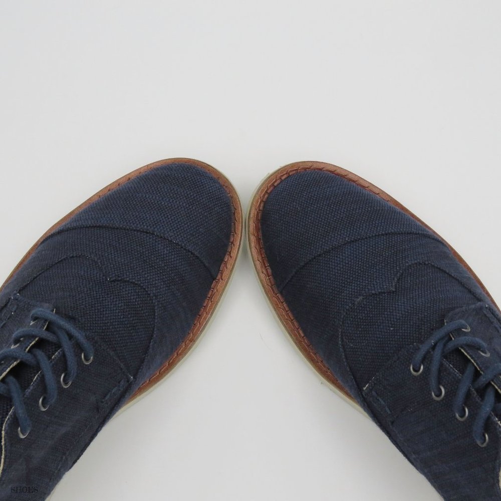 Toms Brogue Twill Oxford Classic Men's Size 11 - Picture 10 of 14